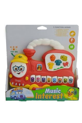 İlk Piyanom Tren Sesli ve 3 Fonksiyonlu