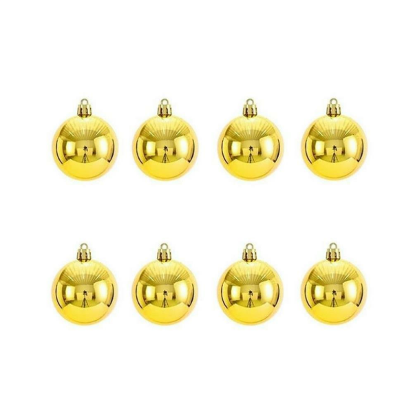 Yılbaşı Topu 3cm 16'lı Altın Rengi