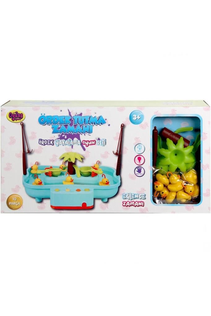 Pilli Ördek Yakalama Oyunu Havuzlu Işıklı Sesli Ördek Yakala