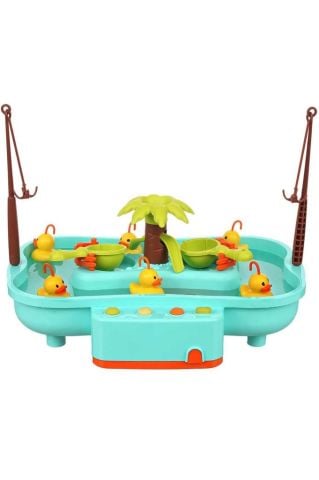 Pilli Ördek Yakalama Oyunu Havuzlu Işıklı Sesli Ördek Yakala