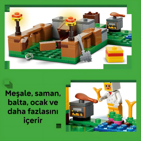 LEGO® Minecraft® Tavuk Çiftliği 21585