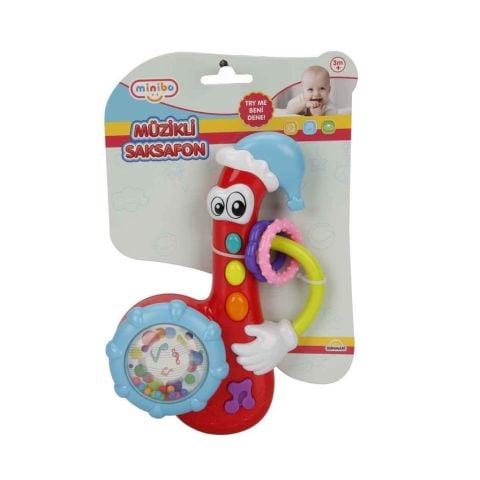 Müzikli Çıngırak Saksafon Kartela