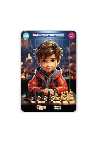 Satranç Oynuyorum - Frame Puzzle