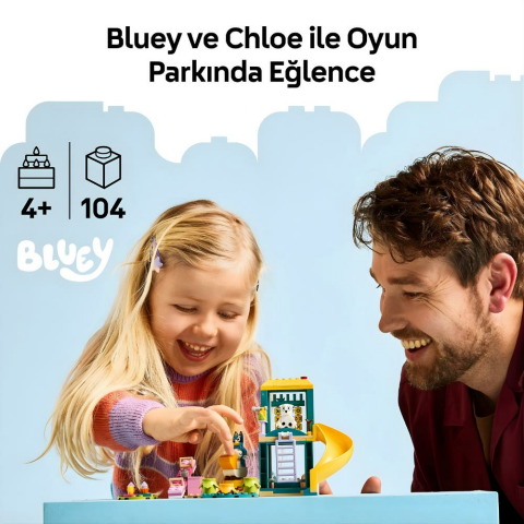 LEGO® Bluey: Bluey ve Chloe ile Oyun Parkı Eğlencesi Okul Öncesi Oyuncağı 11201