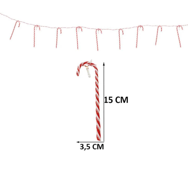 Baston Şeker Led Zincir 170cm 10 Ledli GK62918
