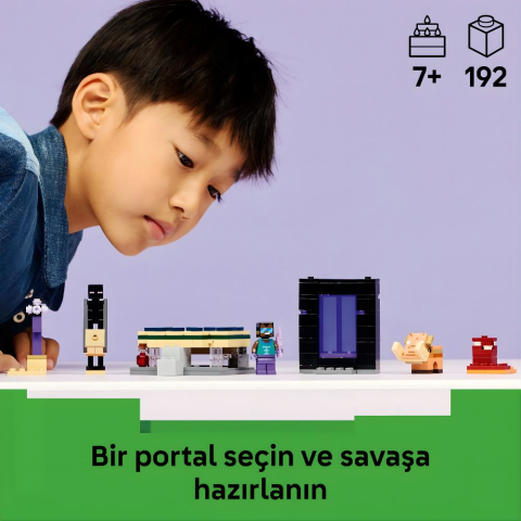 LEGO® Minecraft® Nether ve End Geçidi Yolculuğu 21584