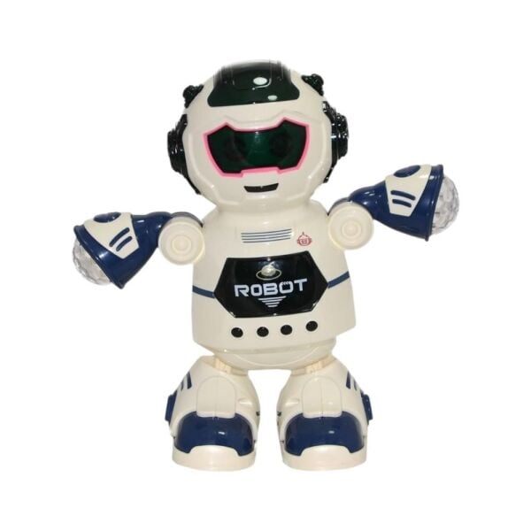 Pilli Işıklı Sesli Robot