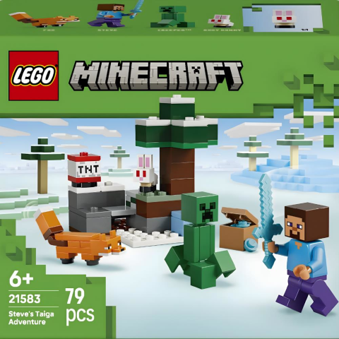 LEGO® Minecraft® Steve’in Tayga Macerası 21583