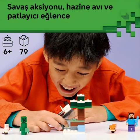 LEGO® Minecraft® Steve’in Tayga Macerası 21583