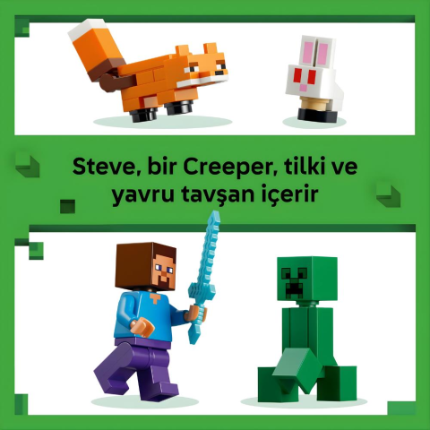 LEGO® Minecraft® Steve’in Tayga Macerası 21583