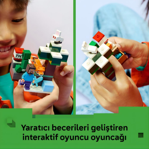 LEGO® Minecraft® Steve’in Tayga Macerası 21583