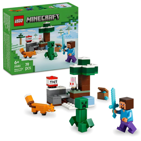 LEGO® Minecraft® Steve’in Tayga Macerası 21583