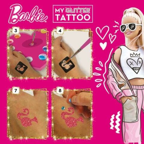 Barbie Işıltılı Dövme Yapım Seti