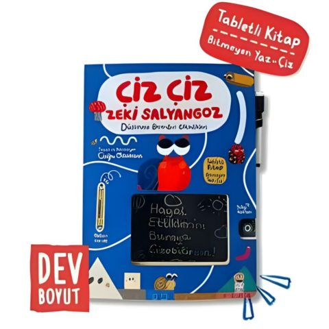 Çiz Çiz Zeki Salyangoz - Düşünme Becerileri Etkinlikleri