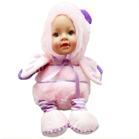 Peluş 35 Cm Bebek Yüzlü Kelebek