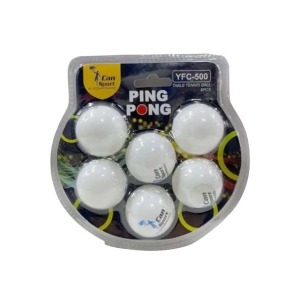 Pinpon Topu Kartela 6 Lı