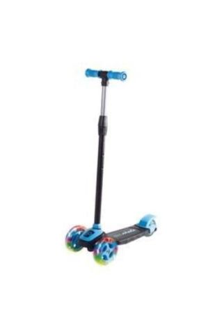 Cool Wheels Twist Led Işıklı 3 Tekerlekli Yükseklik Ayarlı Scooter Mavi