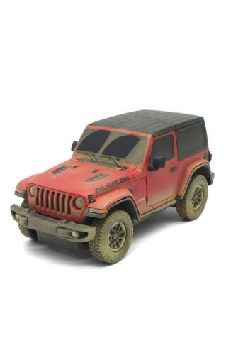 1:24 Jeep Wrangler Rubicon Muddy Uzaktan Kumandalı Oyuncak Araba Muddy Çamurlu Versiyon