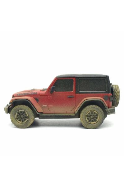 1:24 Jeep Wrangler Rubicon Muddy Uzaktan Kumandalı Oyuncak Araba Muddy Çamurlu Versiyon