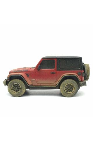 1:24 Jeep Wrangler Rubicon Muddy Uzaktan Kumandalı Oyuncak Araba Muddy Çamurlu Versiyon