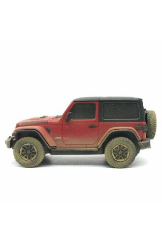 1:24 Jeep Wrangler Rubicon Muddy Uzaktan Kumandalı Oyuncak Araba Muddy Çamurlu Versiyon