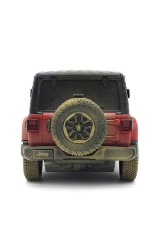 1:24 Jeep Wrangler Rubicon Muddy Uzaktan Kumandalı Oyuncak Araba Muddy Çamurlu Versiyon