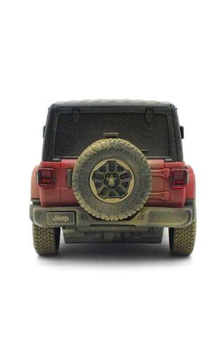 1:24 Jeep Wrangler Rubicon Muddy Uzaktan Kumandalı Oyuncak Araba Muddy Çamurlu Versiyon