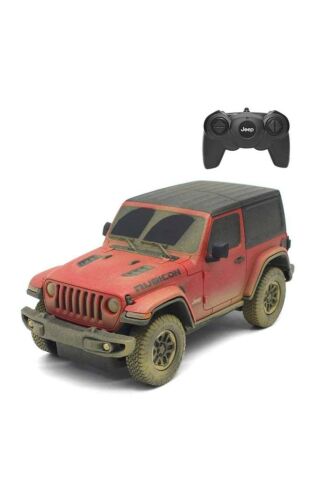 1:24 Jeep Wrangler Rubicon Muddy Uzaktan Kumandalı Oyuncak Araba Muddy Çamurlu Versiyon
