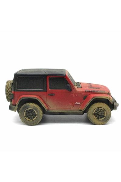 1:24 Jeep Wrangler Rubicon Muddy Uzaktan Kumandalı Oyuncak Araba Muddy Çamurlu Versiyon