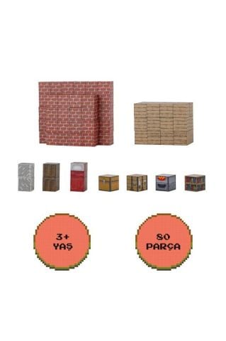 Creative World Manyetik Konaklama Blok Yapı Seti 80 Parça – JM803