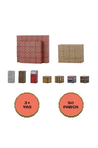 Creative World Manyetik Konaklama Blok Yapı Seti 80 Parça – JM803