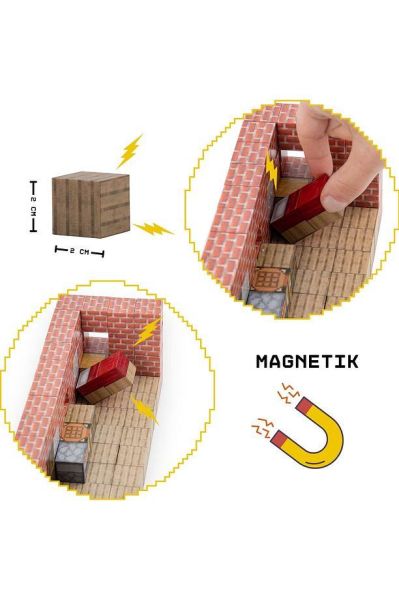 Creative World Manyetik Konaklama Blok Yapı Seti 80 Parça – JM803