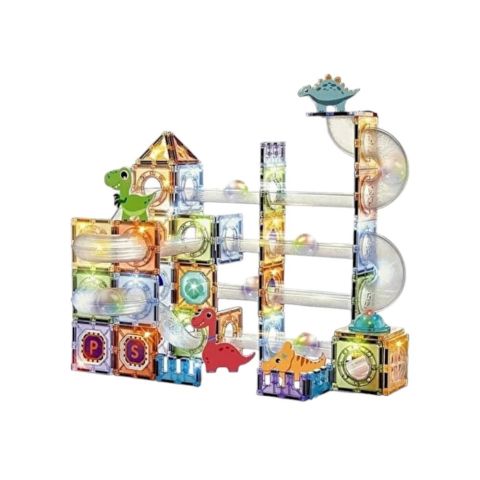 Magnetic Tiles 3D Mıktnatıslı Light Manyetik Yapı Blokları 108 Parça