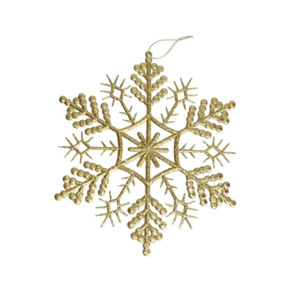 Simli Kar Tanesi Altın 55cm