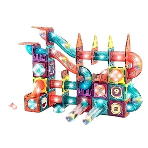 Magnetic Tiles 3D Mıknatıslı Light Manyetik Yapı Blokları 140 Parça