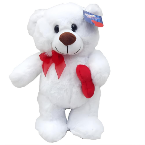 Peluş Kalpli Ayı 35 Cm PL62730