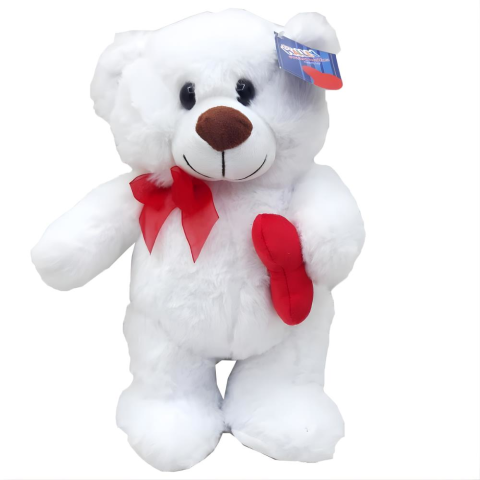 Peluş Kalpli Ayı 35 Cm PL62730