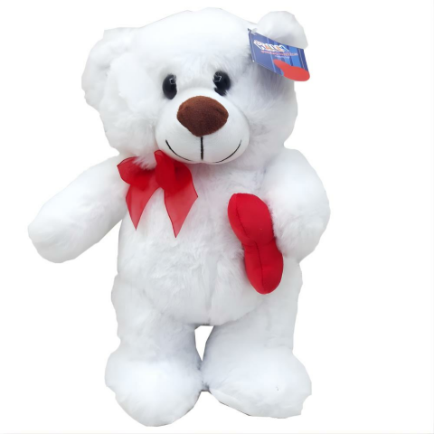Peluş Kalpli Ayı 35 Cm PL62730