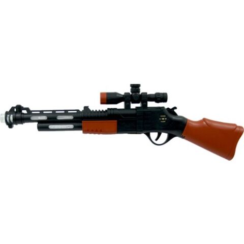 Poşetli Pilli Sesli Işıklı Tüfek