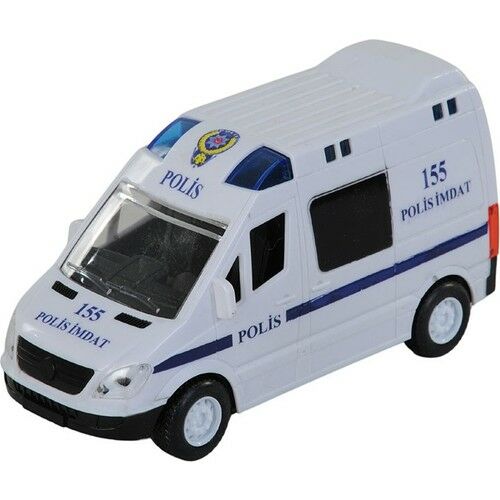 Işıklı Sesli Pilli Polis İmdat Ekip Arabası