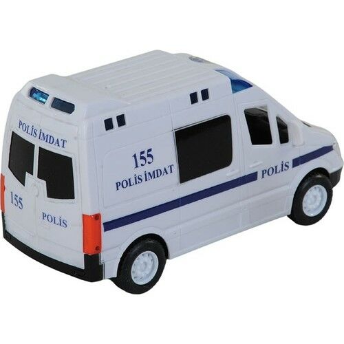 Işıklı Sesli Pilli Polis İmdat Ekip Arabası