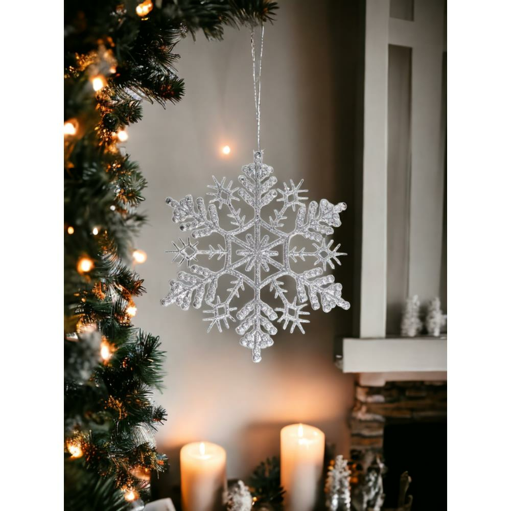Simli Kar Tanesi Gümüş 28cm