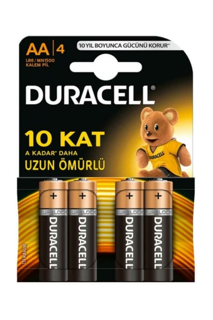 Duracell Pil 4'lü Kalem AA