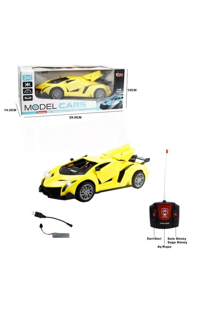 Uzaktan Kumandalı Full Fonksiyon Şarjlı 1:18 Kapı Ve Bagajı Açılan Araba