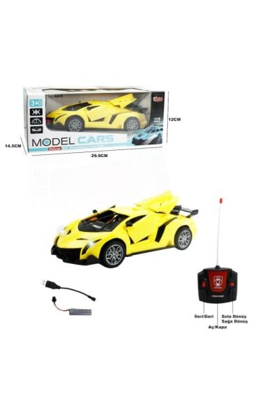 Uzaktan Kumandalı Full Fonksiyon Şarjlı 1:18 Kapı Ve Bagajı Açılan Araba