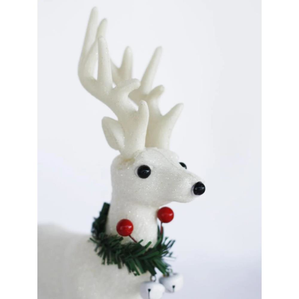 Beyaz Simli Geyik 28cm