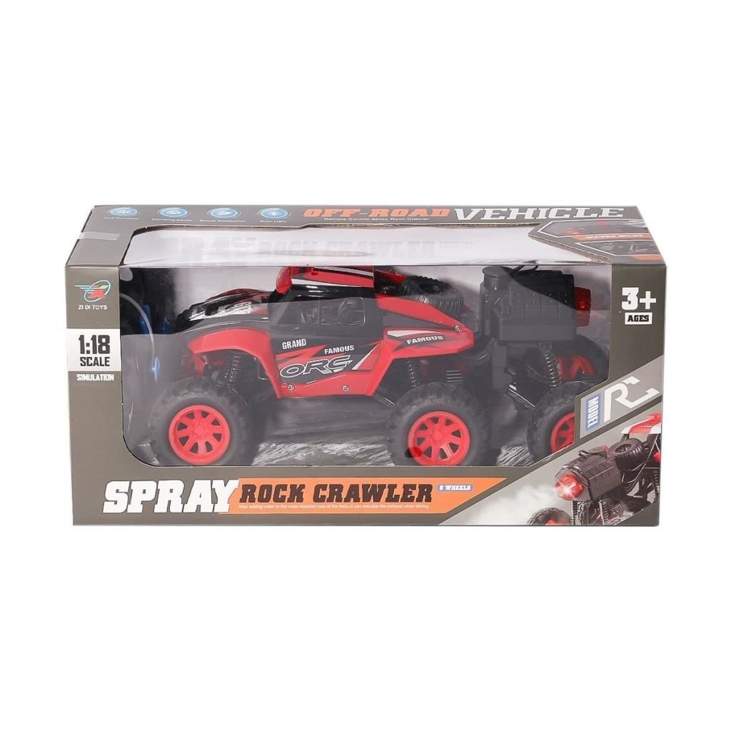 Kumandalı Şarjlı Duman Atan Rock Crawler Araba 1:18