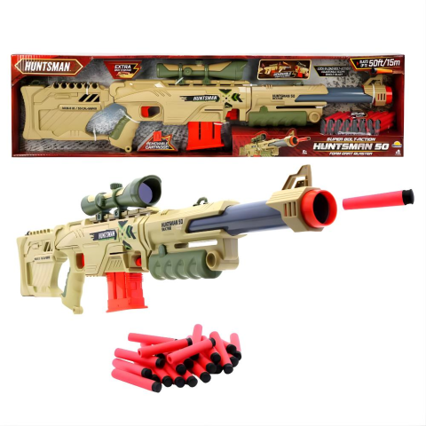 3in1 Huntsman-50 24 Mermili Sünger Dart Atan Silah 92 cm