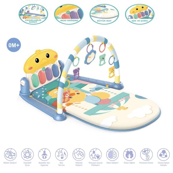 Bebek Oyun Halısı (Piyanolu Ördekli)