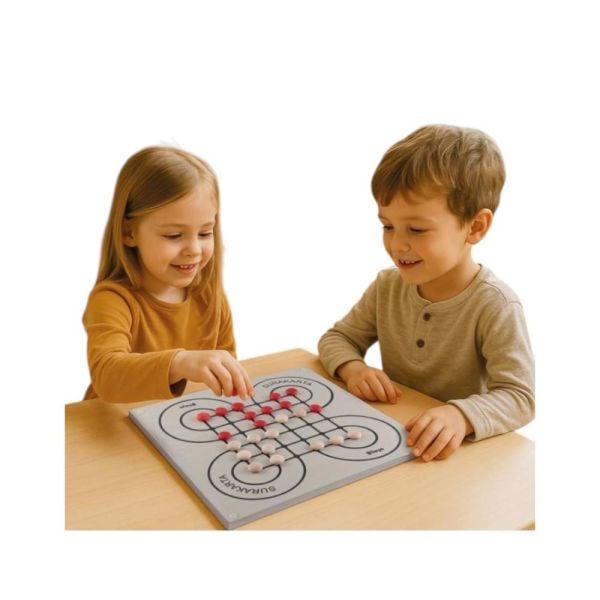 5 Oyun 1 Arada - Ahşap Zeka Ve Strateji Oyunu